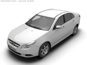 Шевроле Эпика 2007г. 3D Модель