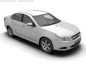 2007 chevrolet epica Modello 3D