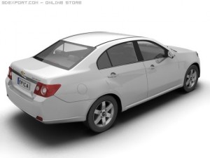 2007 chevrolet epica Modello 3D