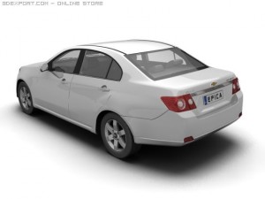 2007 chevrolet epica Modello 3D
