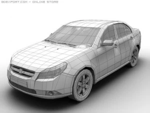 2007 chevrolet epica 3D Model