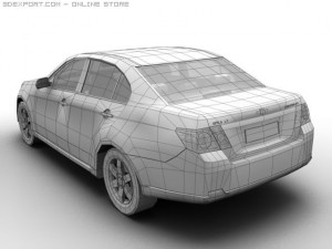 2007 chevrolet epica Modello 3D