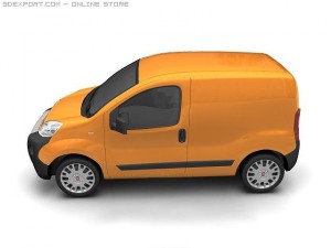 2008 fiat fiorino 3D Model