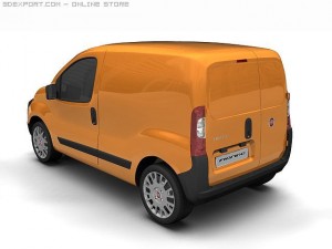2008 fiat fiorino 3D Model