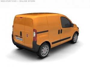 2008 fiat fiorino 3D Model