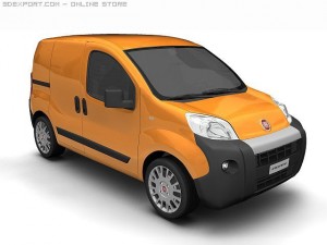 2008 fiat fiorino 3D Model