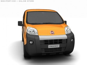 2008 fiat fiorino 3D Model