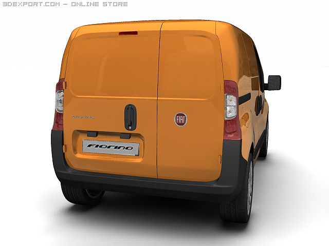 2008 fiat fiorino 3D Model in Sport Cars 3DExport