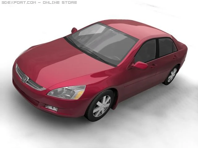 2004 honda accord 3D Model .c4d .max .obj .3ds .fbx .stl .blend 