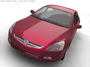 2004 honda accord 3D Модель