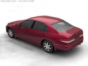 2004 honda accord 3D Модель