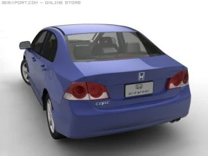 2006 honda civic 3D Model