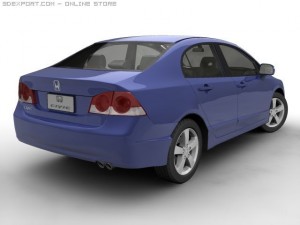 2006 honda civic Modèle 3D