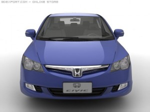 2006 honda civic Modèle 3D