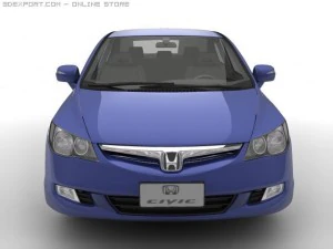 2006 honda civic 3D Model