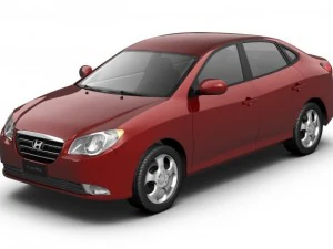 2007款现代伊兰特前卫 3D 模型