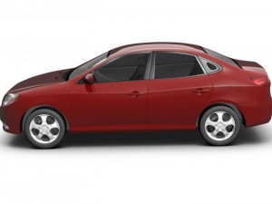 2007 hyundai elantra avante Modelo 3D