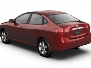 2007 hyundai elantra avante Modelo 3D