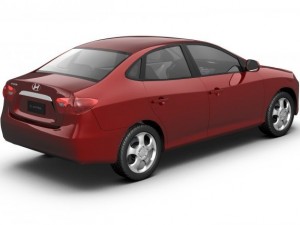 2007 hyundai elantra avante Modelo 3D
