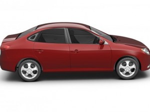 2007 hyundai elantra avante Modelo 3D