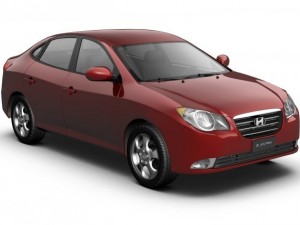 2007 hyundai elantra avante Modelo 3D