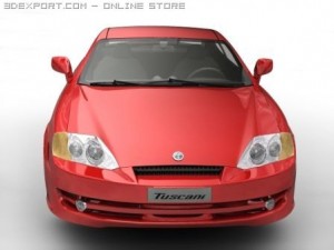 2005 hyundai tuscani 3D Model