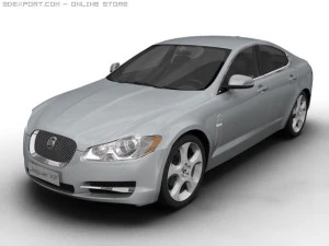 2008 jaguarxf Modello 3D