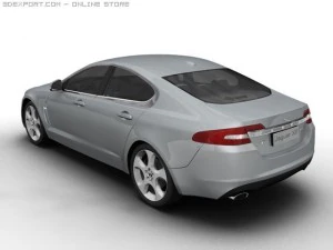2008 jaguar xf 3D Model