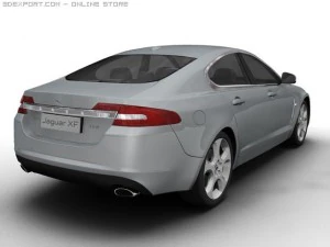 2008 jaguar xf 3D Model