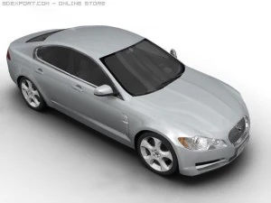 2008 jaguar xf 3D Model