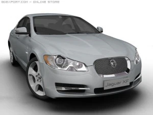2008 jaguar xf 3D Model