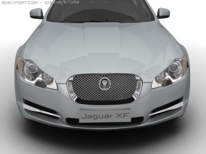 2008 jaguar xf Model 3D