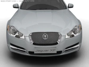 2008 jaguar xf 3D Model