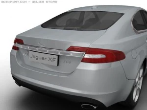 2008 jaguar xf 3D Model