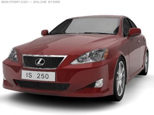2006 lexus is250 3D Модель