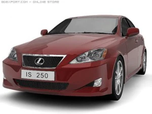2006 lexus is250 3D Model