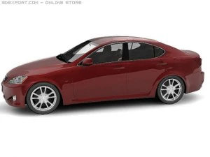 2006 lexus is250 3D Model