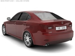 2006 lexus is250 3D Модель