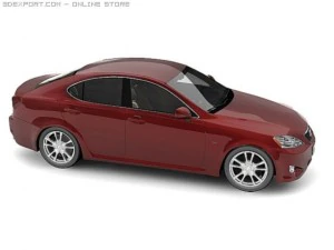 2006 lexus is250 3D Model