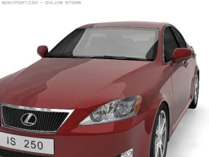 2006 lexus is250 3D Model