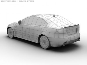 2007 lexus is f 3D Model