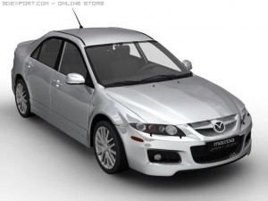2006 mazda 6 mps Modelo 3D