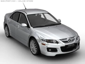 2006 mazda 6 mps 3D Model