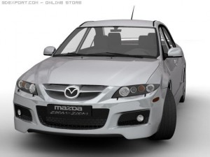 2006 mazda 6 mps Modelo 3D