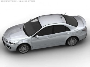 2006 mazda 6 mps Modelo 3D