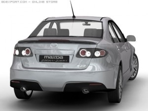 2006 mazda 6 mps Modelo 3D