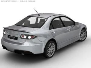 2006 mazda 6 mps 3D Model