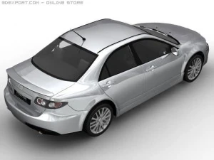 2006 mazda 6 mps 3D Model