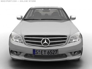 2007 mb c class avantgarde 3D 모델