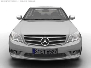 2007 mb c class avantgarde 3D Model